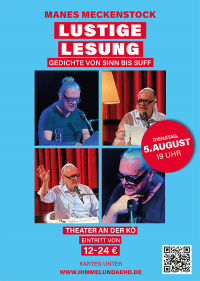 Lustige Lesung: Gedichte von Sinn bis Suff (Premiere)